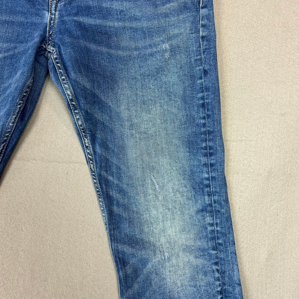 Jack & Jones Jeans Glenn Slim Fit Stretch Mens 32x34 Medium Blue Denim - Picture 9 of 16